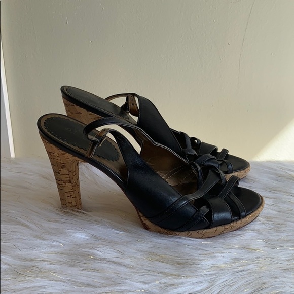Aldo Shoes - Aldo black leather heels shoes size 9